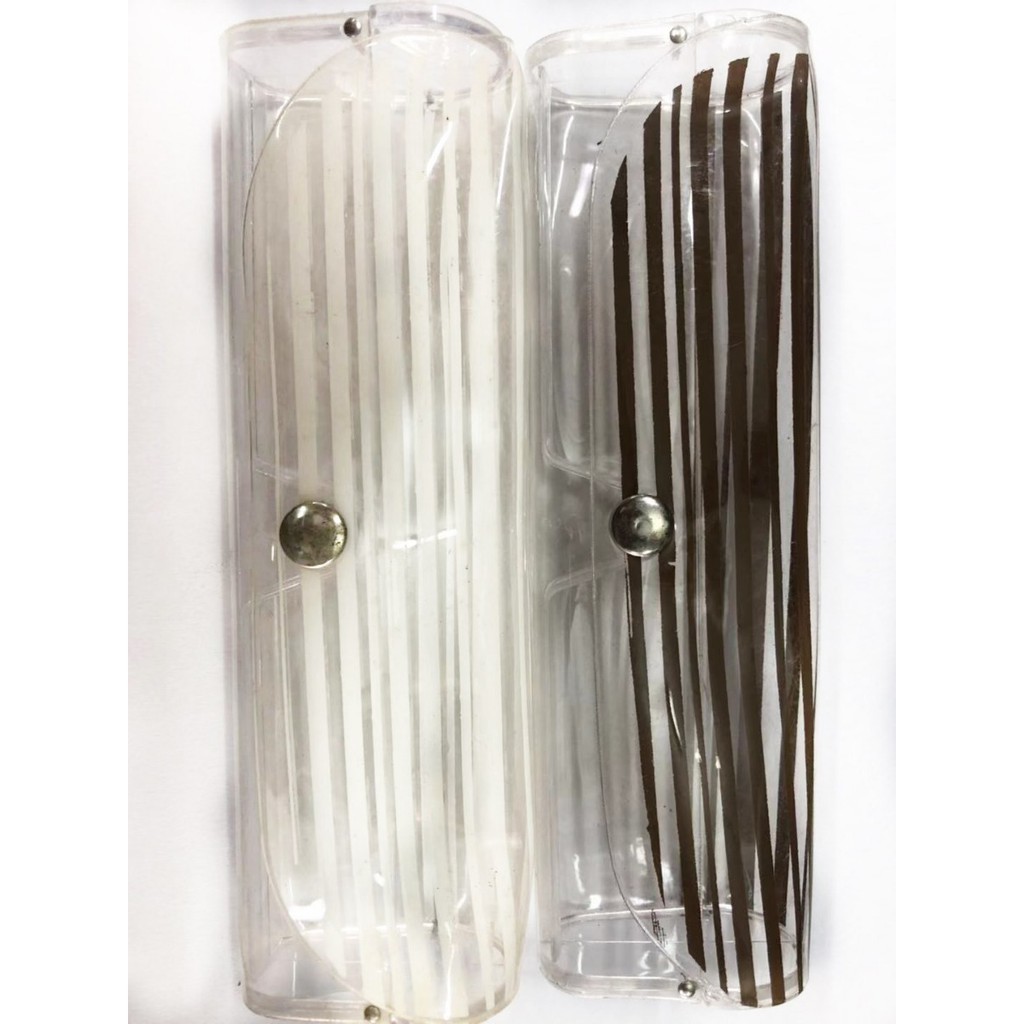 10 Estojo Caixinha Capa Pvc Para Óculos De Grau