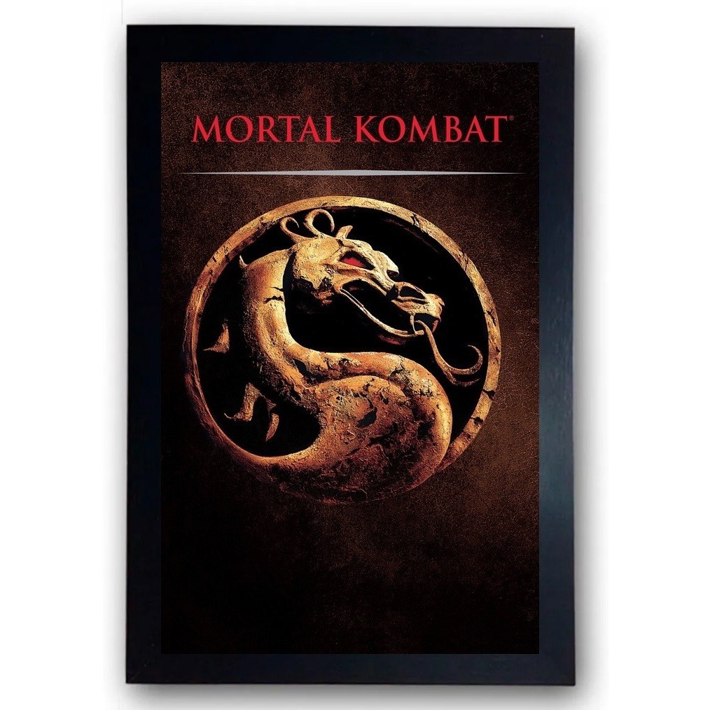 Quadro Game Mortal Kombat Moldurado Cod.13
