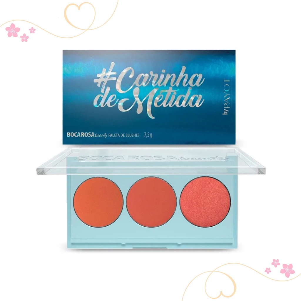 Paleta Blush 3 Tons Carinha de Metida Boca Rosa Beauty Payot | Shopee ...