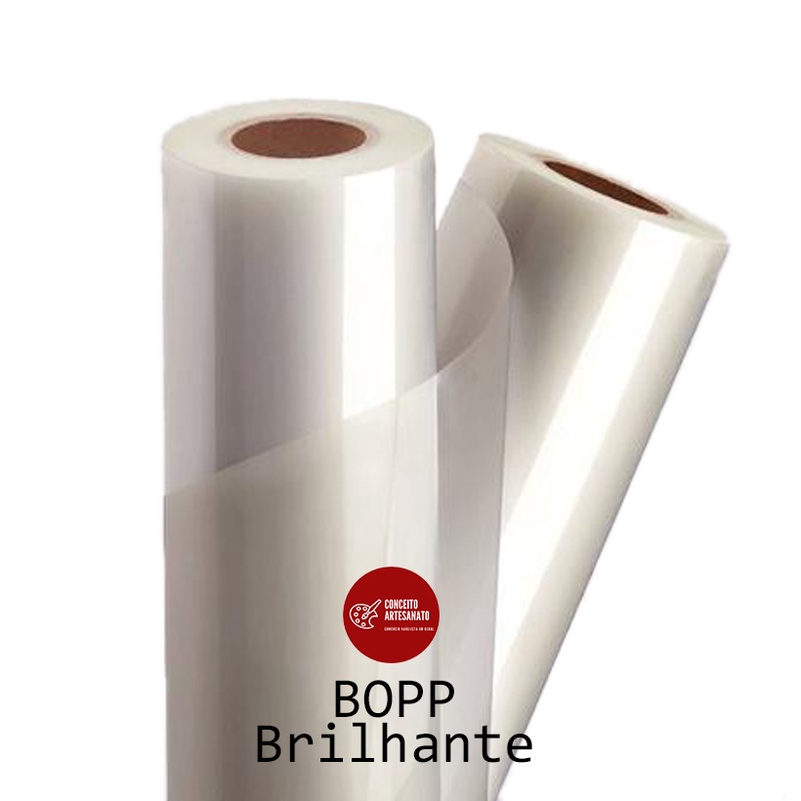 Bopp Brilho Laminação a Quente 10 metros x 22cm