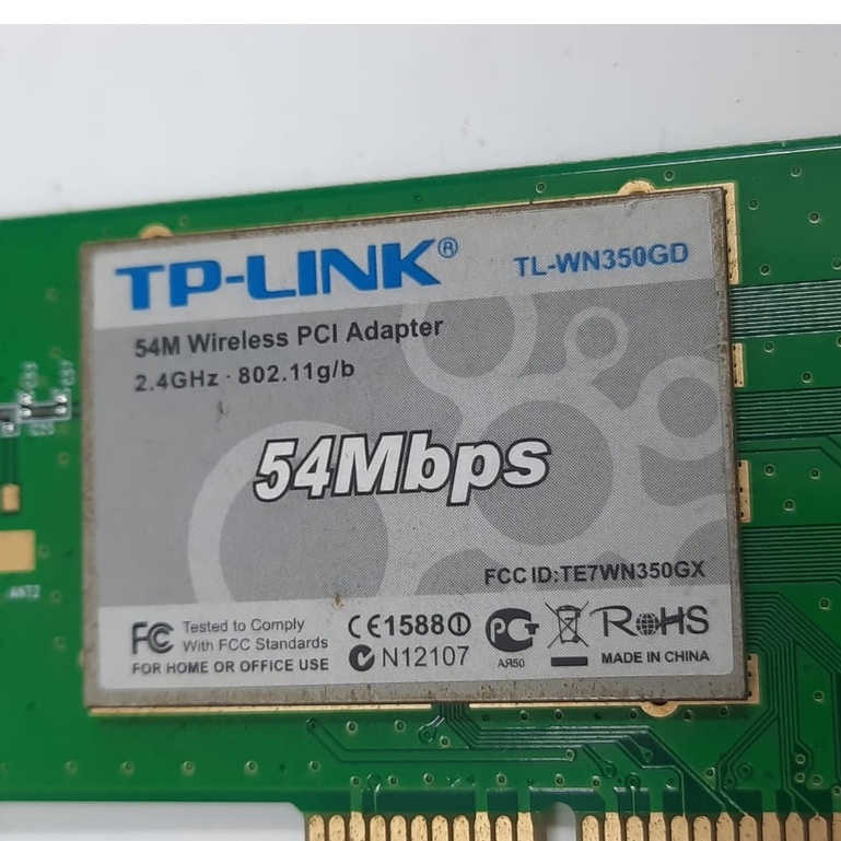 Placa De Rede TP-LINK TL-WN350GD PCI Wireless G 54Mbps - Gessev - View #10
