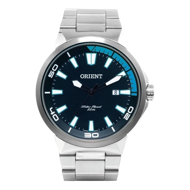 Relogio Analogico Masculino Orient Mbss1196a Pasx Prata em Oferta na Shopee
