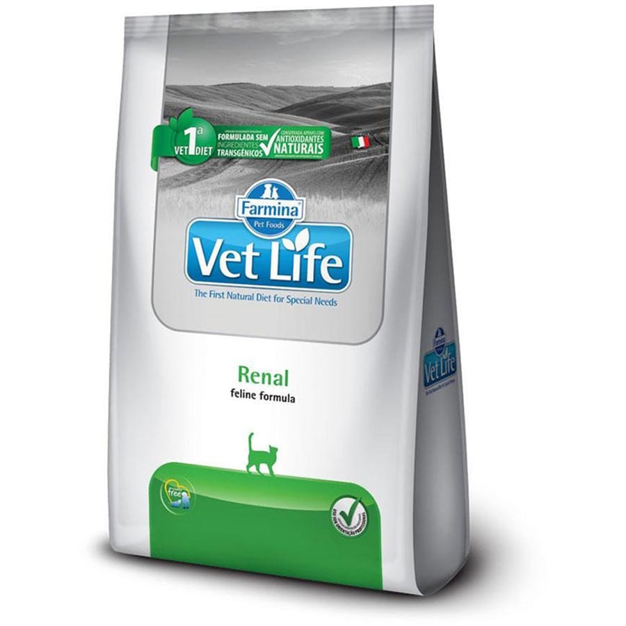 Ração Vet Life Renal para Gatos Adultos 2Kg em Oferta na Shopee