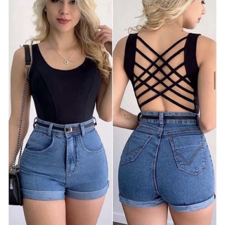Body Feminino Casual Verao Cruzado Preto Carnaval / Bordô - Gola Canoa Verao o mais vendido moda blogueira