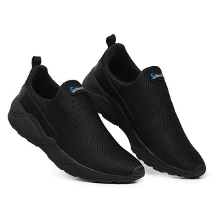 Tênis Masculino Esportivo Sem Cadarço Com Tela Respirável Slip On Comfort Runner Calce Fácil Leve