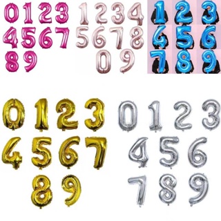 Balão De Número Metalizado - 70 Cm Decoração Festa em Oferta na Shopee