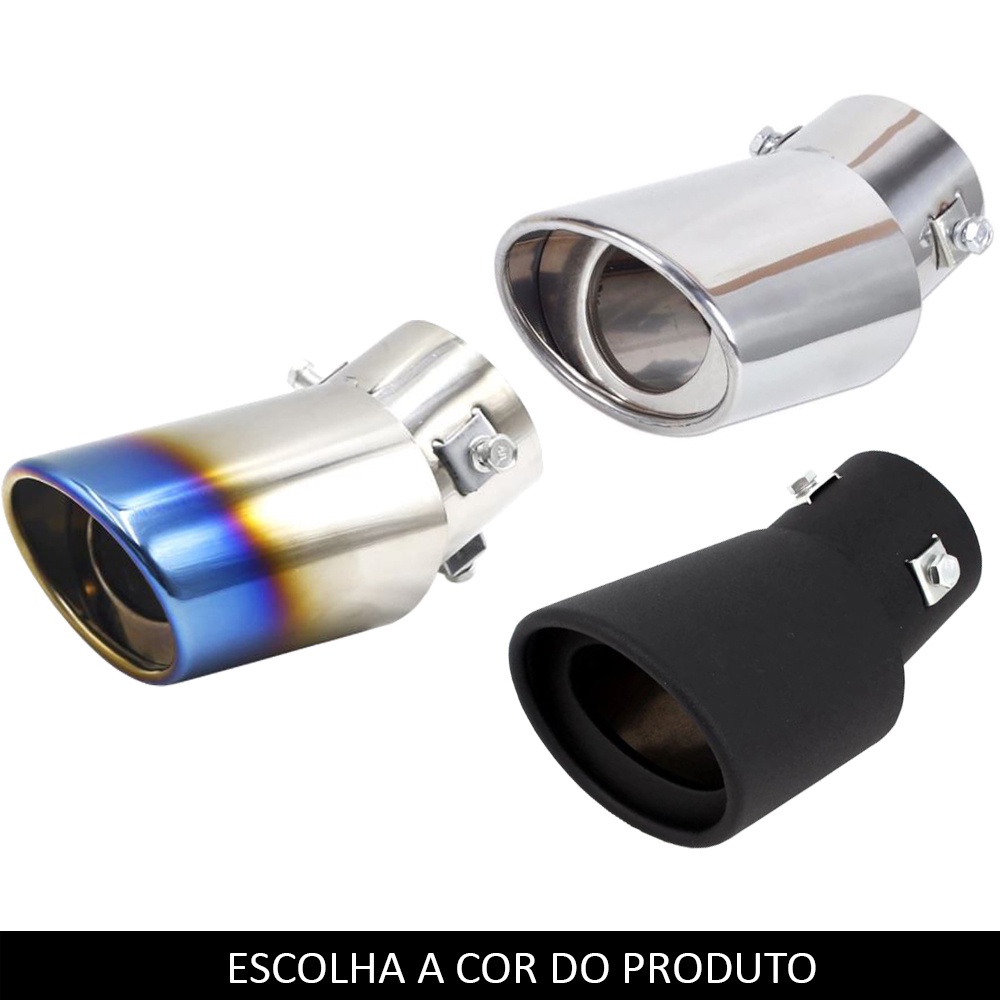 Ponteira Escapamento Universal Para Escapamento com Ponta Curva Ponteira Escapamento Universal Para Escapamento com Ponta Curva