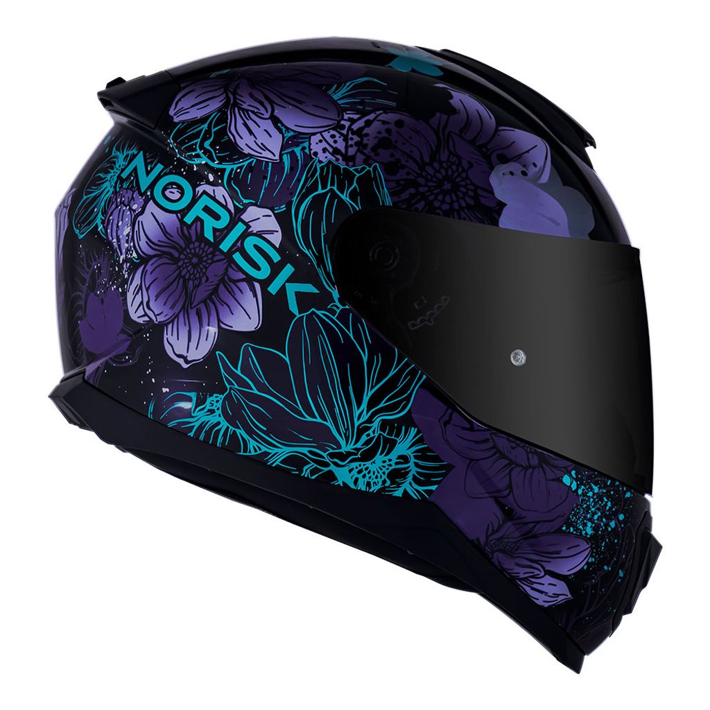 Capacete Norisk Razor Bloom Roxo | Shopee Brasil