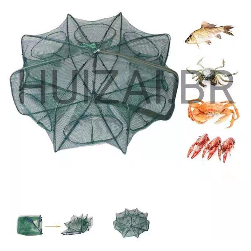 Covo Armadilha De Peixes 6/8 Bocas Quadrada, Camaroes, Lambai em Oferta na Shopee