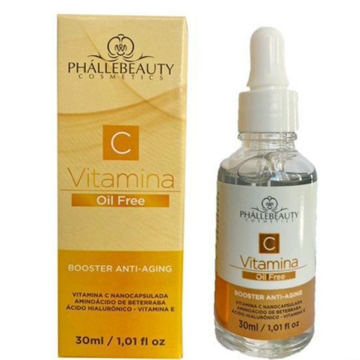 Vitamina C Booster Anti-Aging - Phallebeauty em Oferta na Shopee