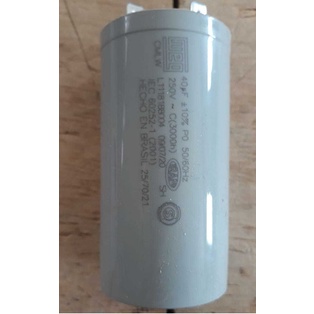 Capacitor 40uf Lavadora Electrolux Ltd15 Ltd16 Lte09 Lte12 em Oferta na Shopee