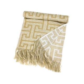 Xale Peseira Estampado Jacquard Decorativa