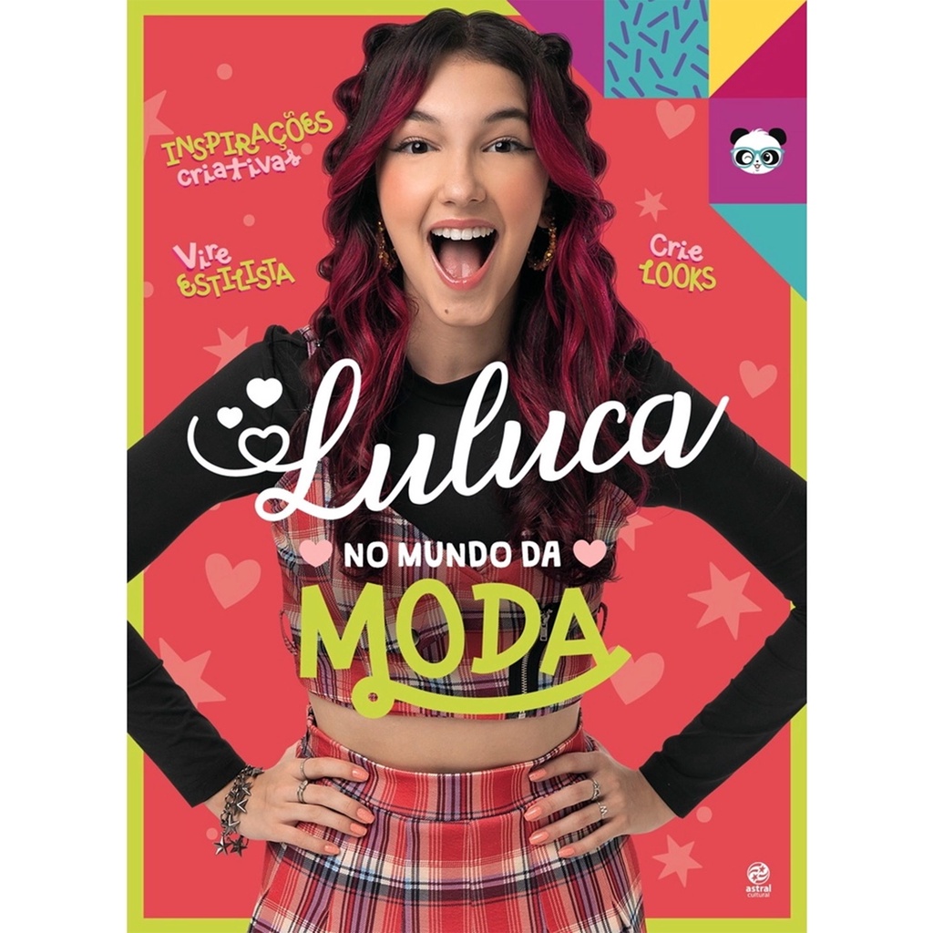 Livrão Luluca no Mundo da Moda - Edição Regular Não Acompanha Adesivos