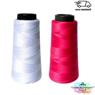 Linha Para Depilação Egipcia e Marcação das Sobrancelhas 100% Poliéster Rosa e Branco - Trichê em Oferta na Shopee