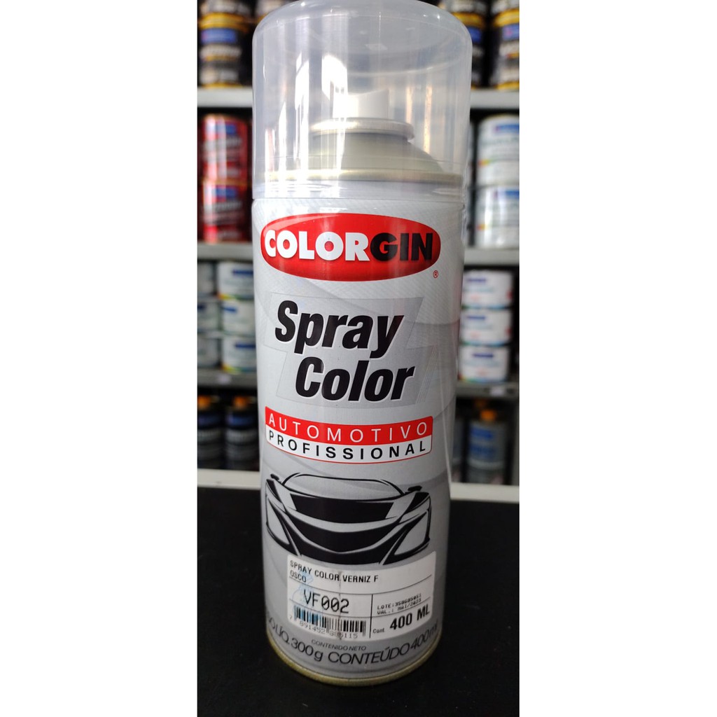 Spray Verniz Fosco Automotivo VF002 400ml