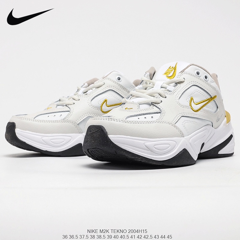 Nike Tekno Casual Vintage Old White Yellow Color | Shopee Brasil