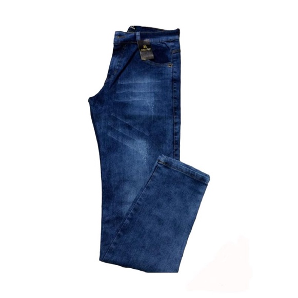 Calça Masculina Sarja Social Bordo Vinho Cinza Jeans — imagem 2 de 2