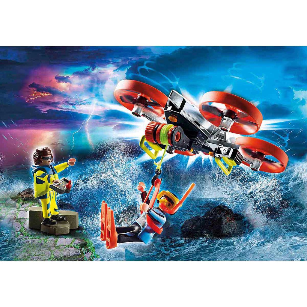 Playmobil Resgate Mergulhador com Drone - City Action 70143 — imagem 2 de 2