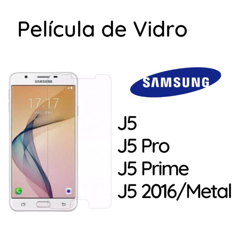 Película de vidro Samsung Galaxy J5, J5 Pro, J5 Prime, J5 2016/Metal protetor de tela celular smartphone