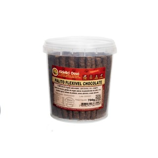 Osso Palito Flexível - Kidelici Osso - Sabor Chocolate - 700G em Oferta na Shopee