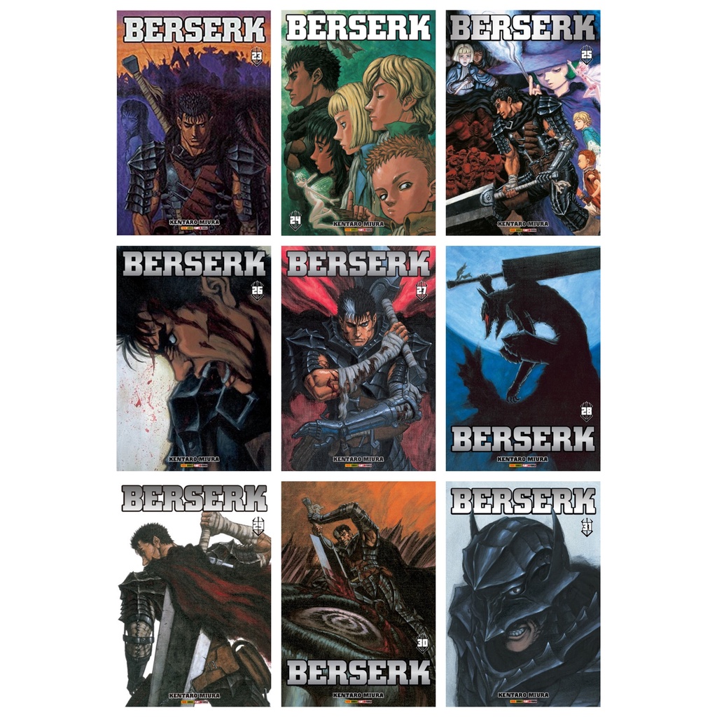 Mangá Berserk vol.1 ao vol.40  (Novo - Lacrado)
