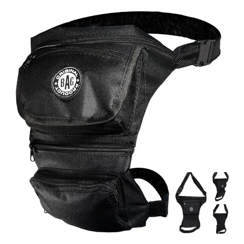 Bag De Perna Pochete Motoboy Cartucheira Camping Pescaria em Oferta na Shopee