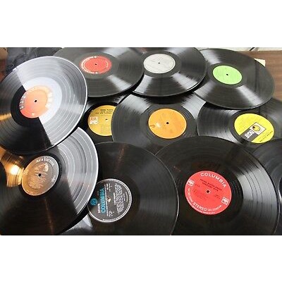Discos de Vinil Grande para Decoração/ Artesanato Retro Vintage -  Sem Capa - Aleatório  - Anos 60, 70, 80 - Personalizado em Oferta na Shopee