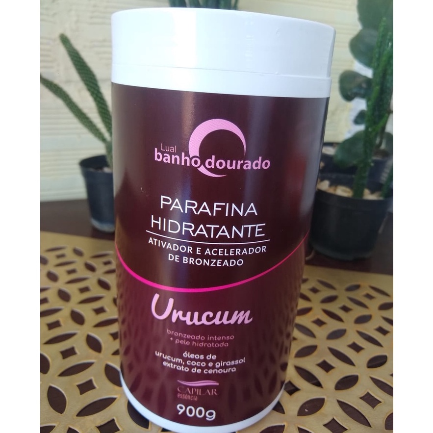 Parafina Urucum Hidratante Bronzeador Marquinha Capilar 900g