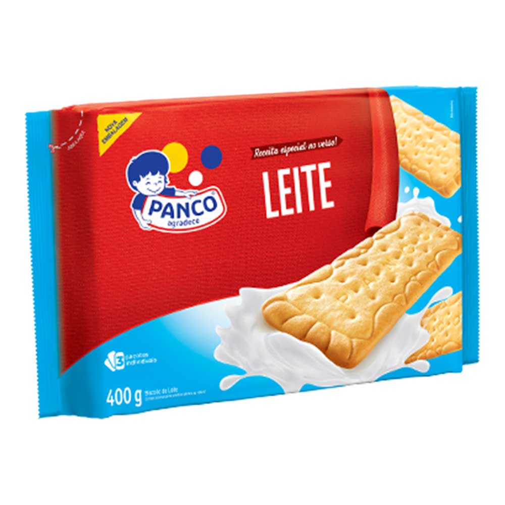 Pacote de Biscoito de Leite 400g - Panco