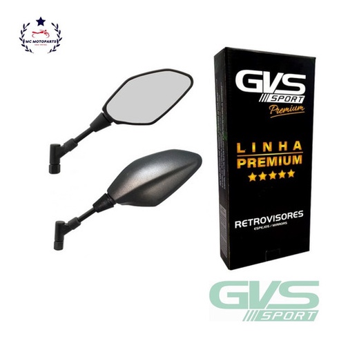 Retrovisor Espelho Gvs Premium Mt 03-07-09 Yamaha Giro 360º Convexa em Oferta na Shopee