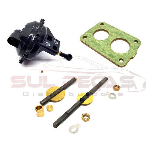 Kit Eixo Base Capsula Carburador Weber Tldz Gol Voyage Ap