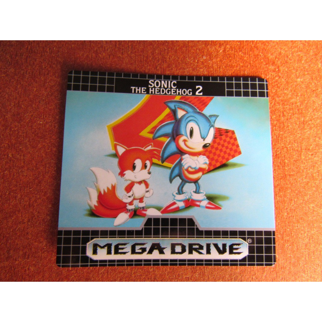 Label (Etiqueta) Adesiva  para cartucho de Mega Drive - Sonic 2 Tectoy - tenho vários outros títulos disponíveis