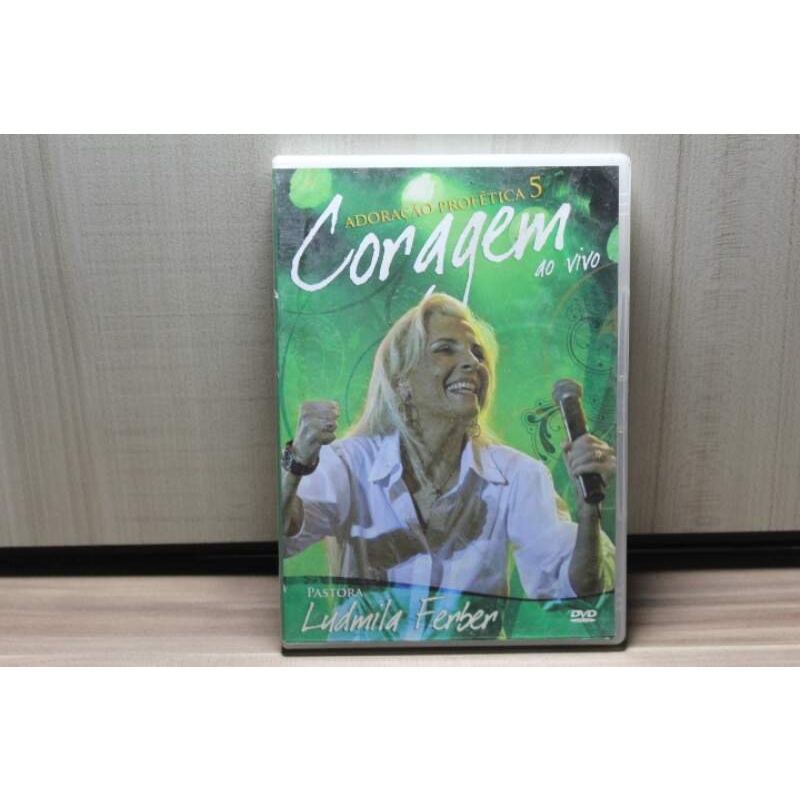 DVD Ludmila Ferber - Adoração Profética 5 Coragem Ao Vivo