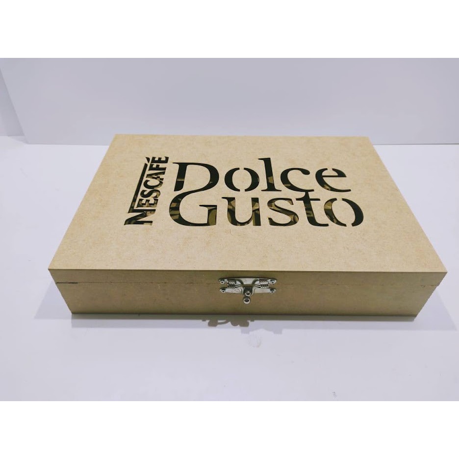 Caixa Para Capsulas Dolce Gusto Mdf 36x25x8 - 24 Capsulas em Oferta na Shopee