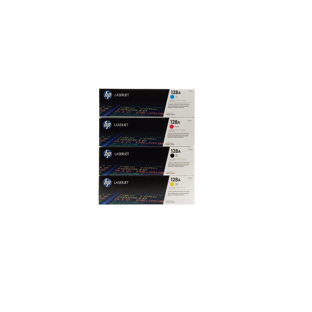 Cartouche de toner de couleur 128A Toner pour HP CE320A, CE321A, CE322A, CE323A - Chine Cartouche de toner, 128 un toner