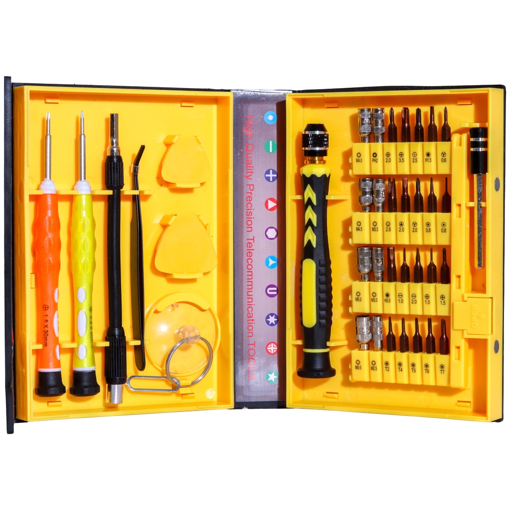 Kit Ferramentas Portátil 36 Chaves Precisão Celular Reparo Serviços Gerais