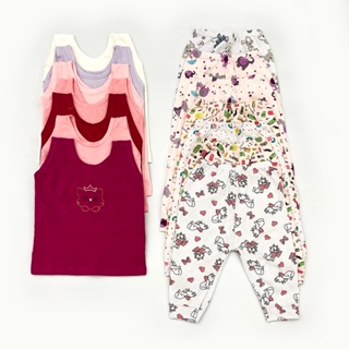 Kit Camiseta com Mijão Menina Recém Nascido 100% Algodão Para Bebê em Oferta na Shopee