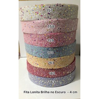 FITA LONITA Brilha no Escuro 40mm (2 Metros) para Laços e Tiaras em Oferta na Shopee