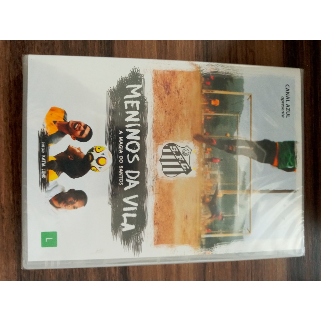 DVD Meninos da Vila a Magia do Santos lacrado de fábrica