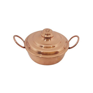 Panelinha em cobre miniatura em Oferta na Shopee