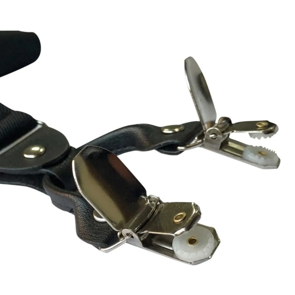 Suspensório Largo Luxo Clássico Masculino Casamentos 6 Pontas