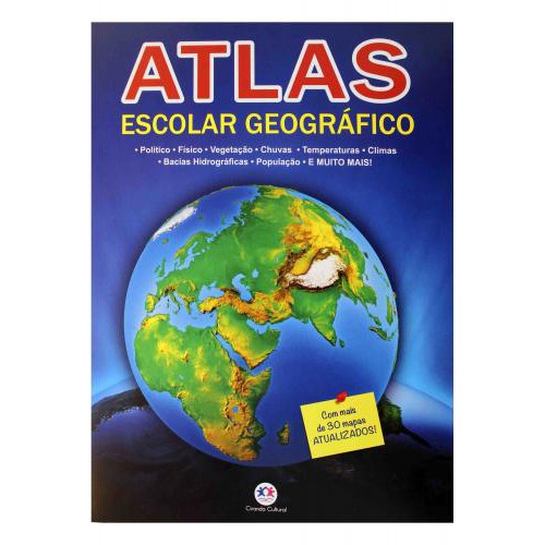 Livro Infantil - Atlas Escolar Geográfico