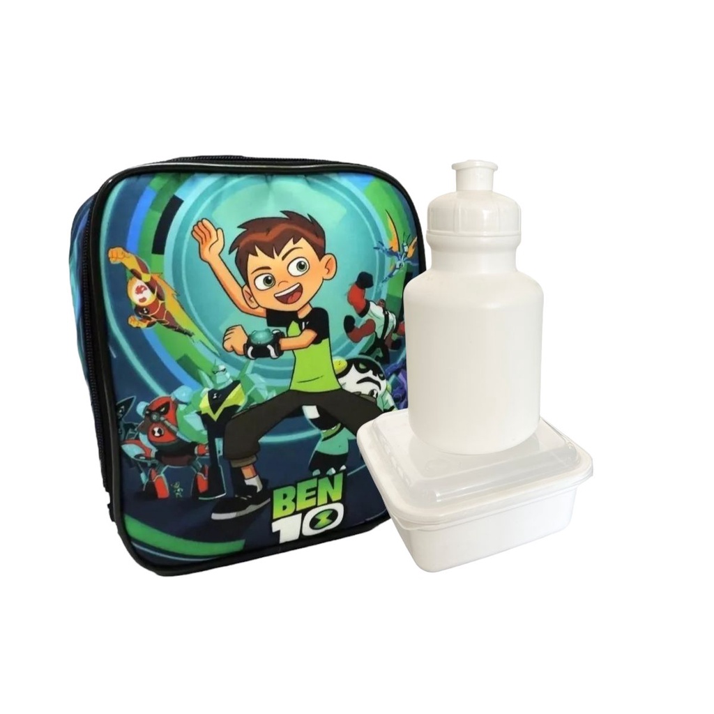 Lancheira Térmica Infantil Escolar Desenho Ben 10 Lisa Meninos F5