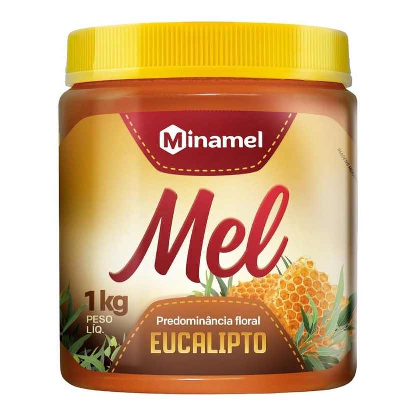 Mel Eucalipto Minamel Pote 1kg - Mel Puro Exportacao