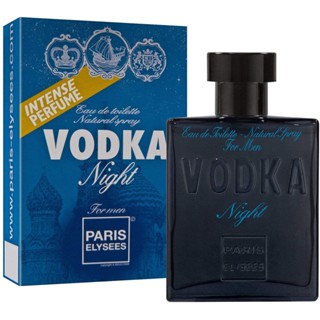 Perfume Vodka Night Paris Elysees Masculino 100 ml em Oferta na Shopee
