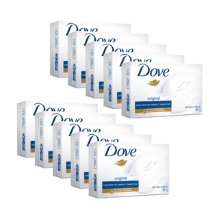 Kit 10 Sabonetes em Barra Dove Original 90g cada