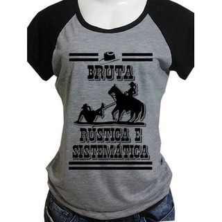 Camiseta Camisa Sertanejo Bruta Mulher Cavalo Laco Top2