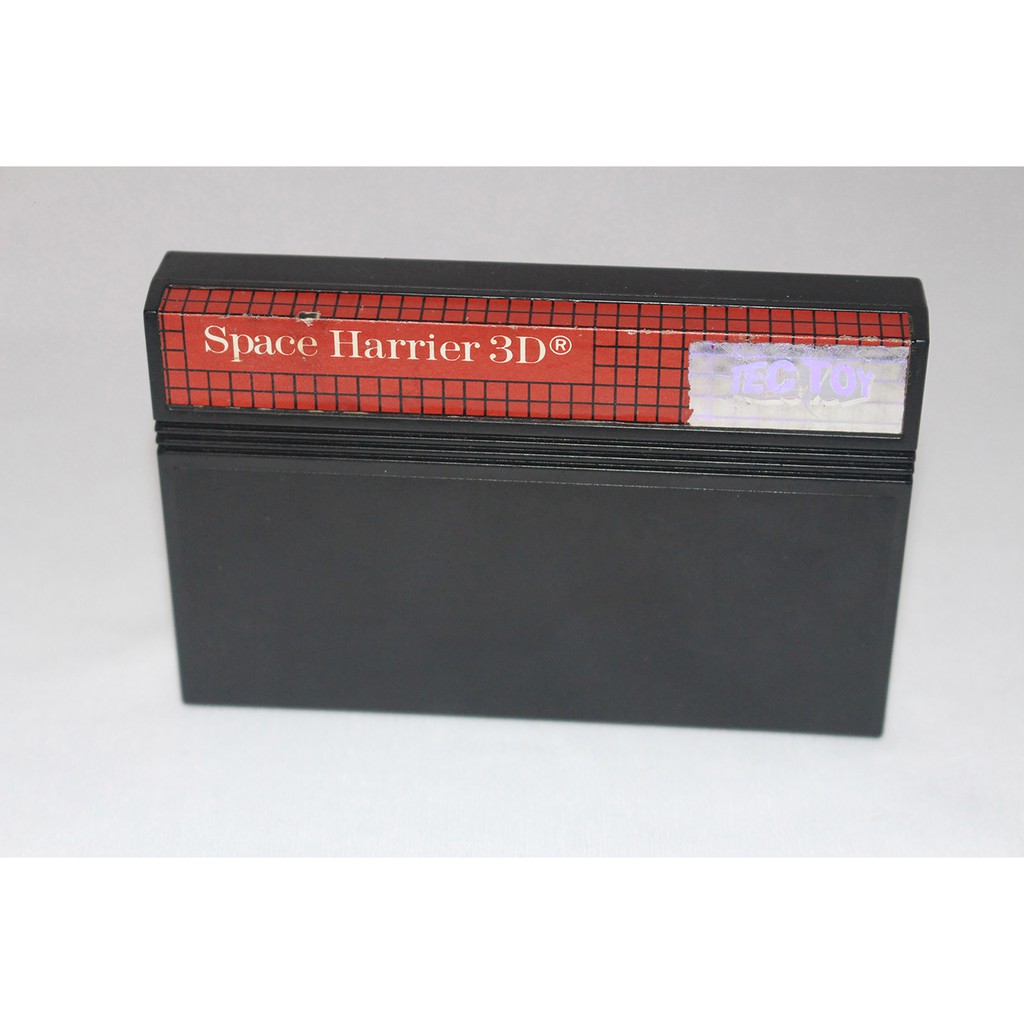 Cartucho Space Harrier 3D Original Tectoy com Holograma | Master System Raro Colecionador
