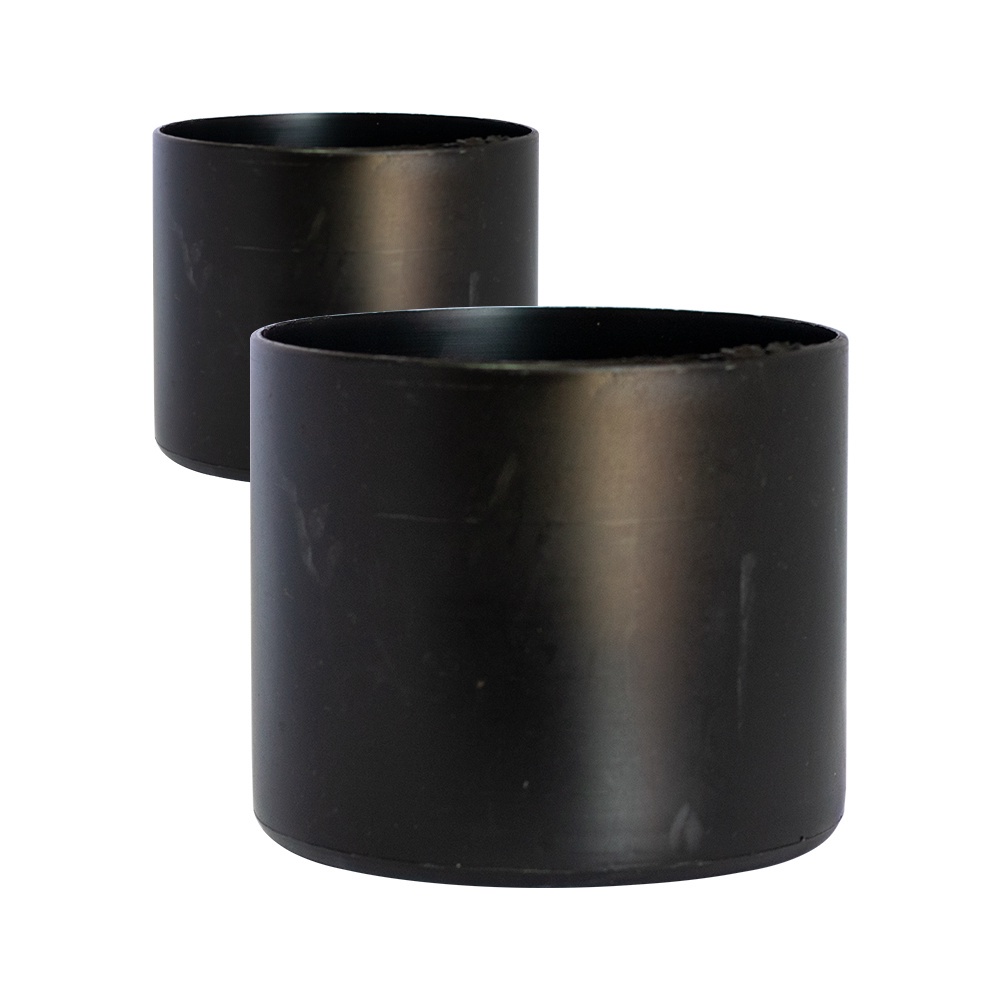 Ponteira Pvc Pe De Mesa Redonda Tampo De Granito 7,4cm - 2pc
