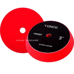 Boina Super Lustro Vermelha De Espuma Vonixx 3'' Polegadas